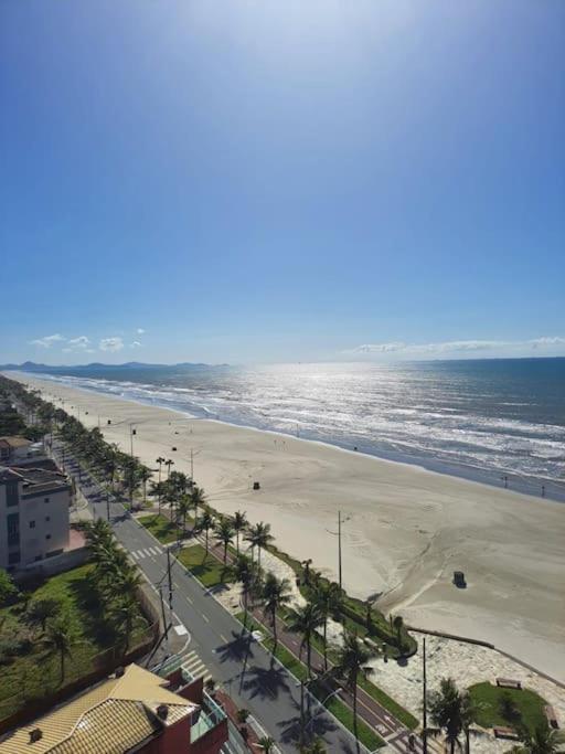 Apartamento Frente Para O Mar 6 Pessoas Com Estacionamento Praia Grande Dış mekan fotoğraf